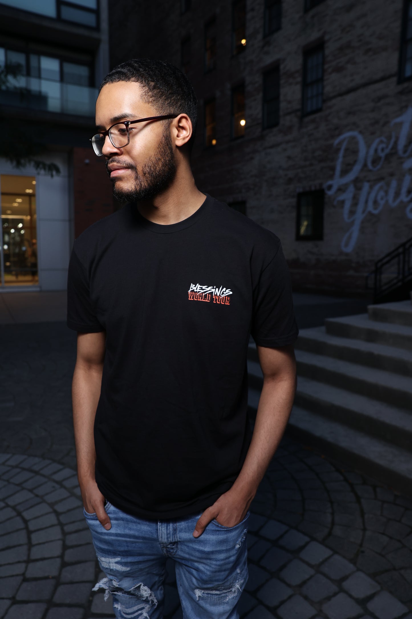 Blessings World Tour Tee - Black