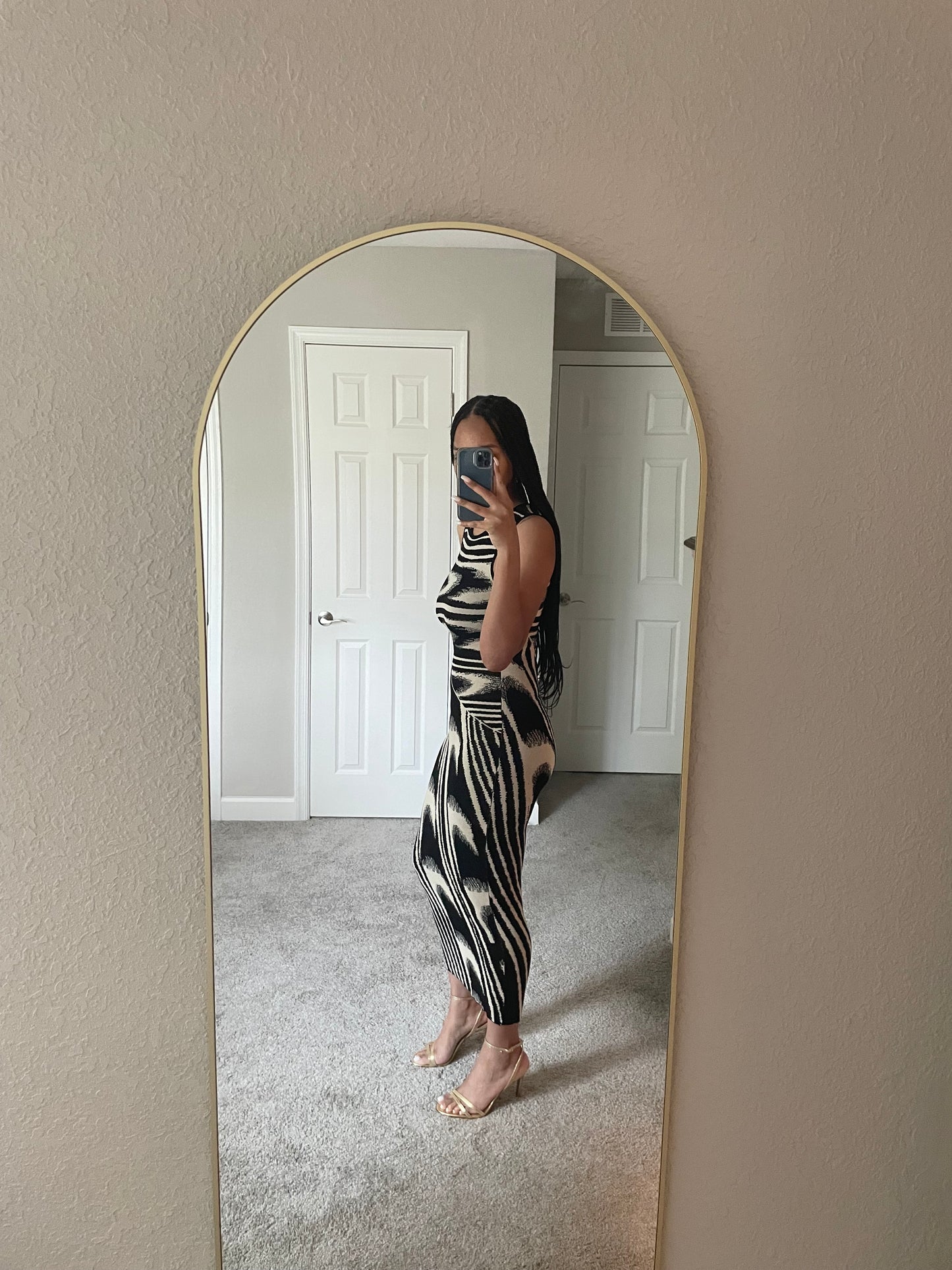 Marble Dress (Black)