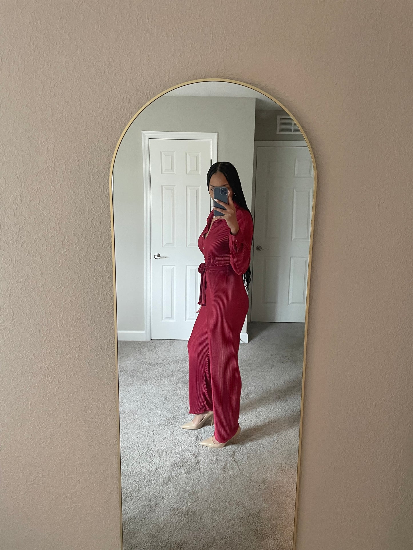 Too Fancy Jumpsuit (Red)