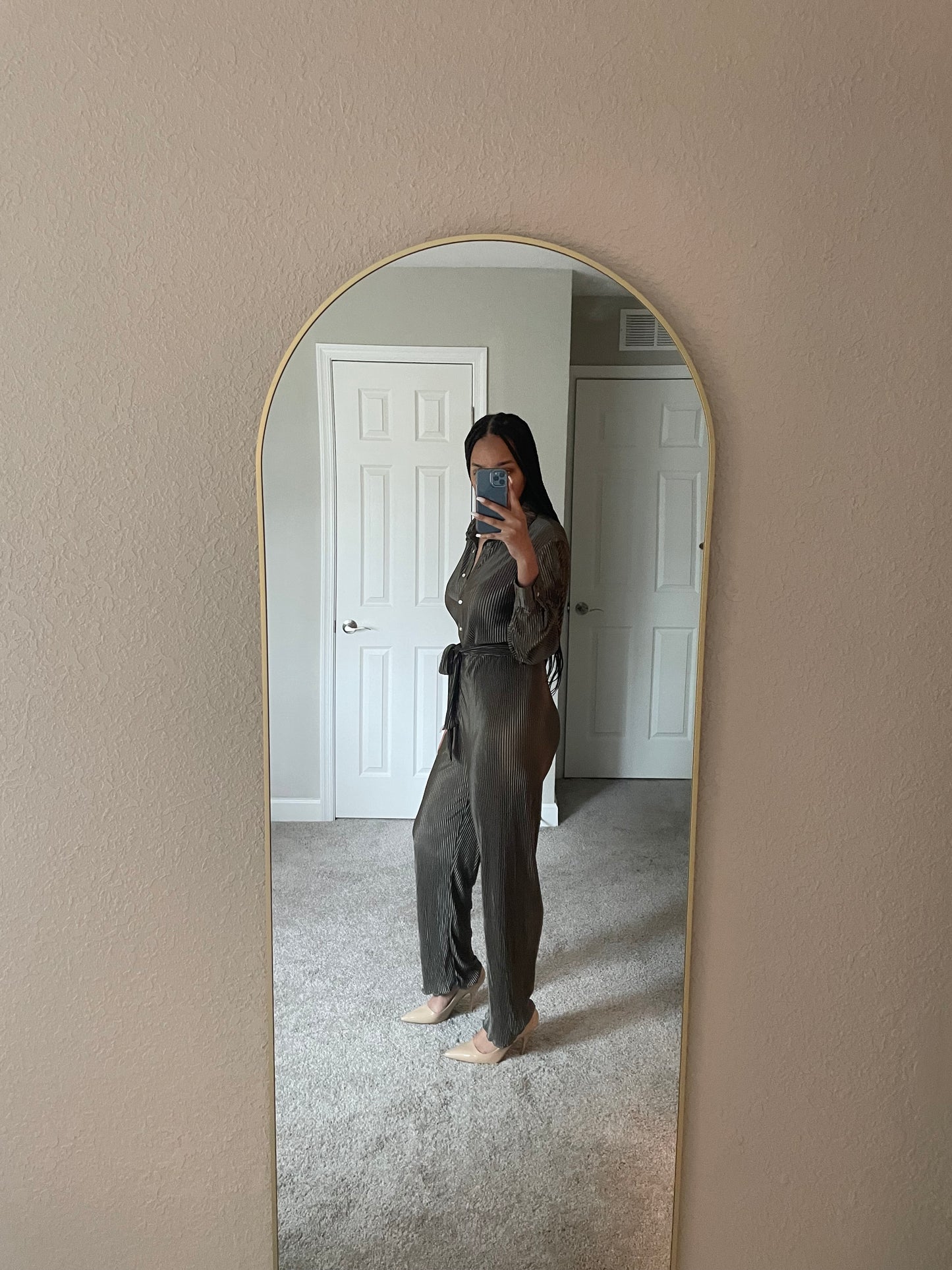 Too Fancy Jumpsuit (Olive)