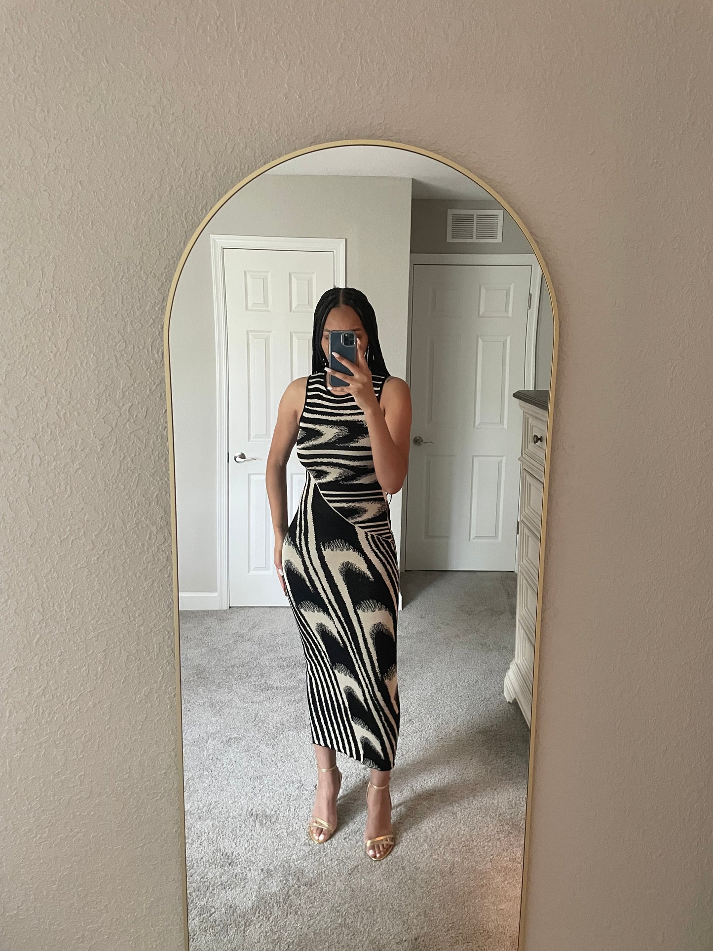 Marble Dress (Black)