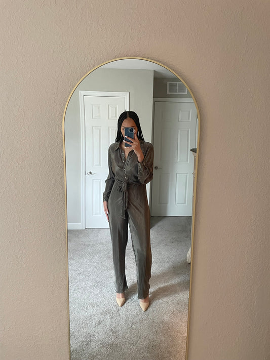 Too Fancy Jumpsuit (Olive)